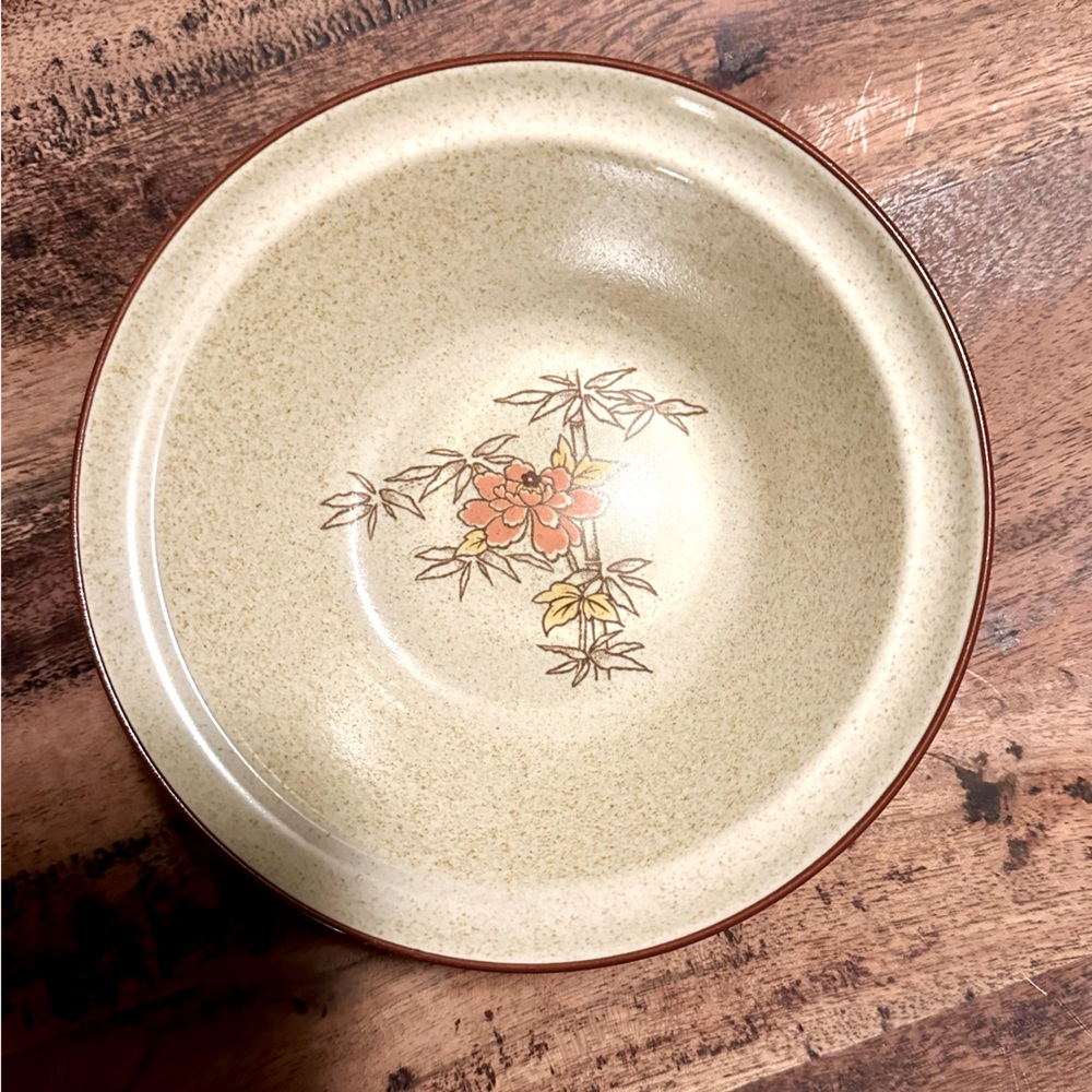 {78} Vintage Noritake stoneware rapport 1978-1982 rim cereal bowl 8245.